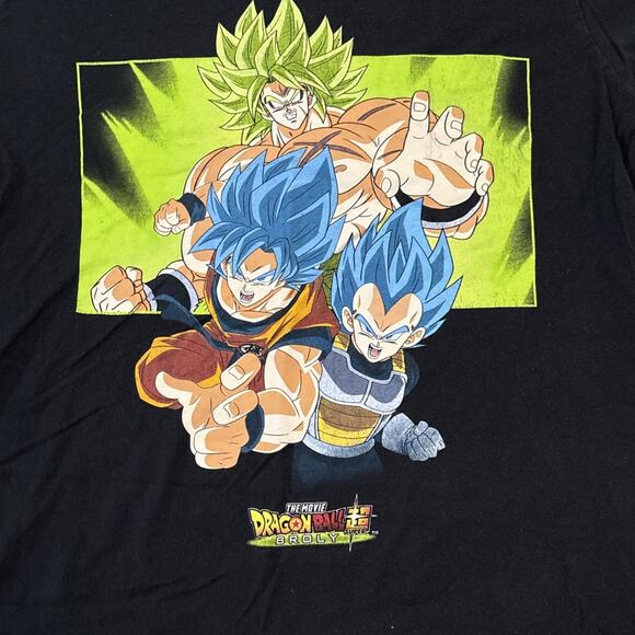 The Movie Dragon Ball Z Super Broly 2018 T-shirt Men's Size XL Vintage - Picture 3 of 5